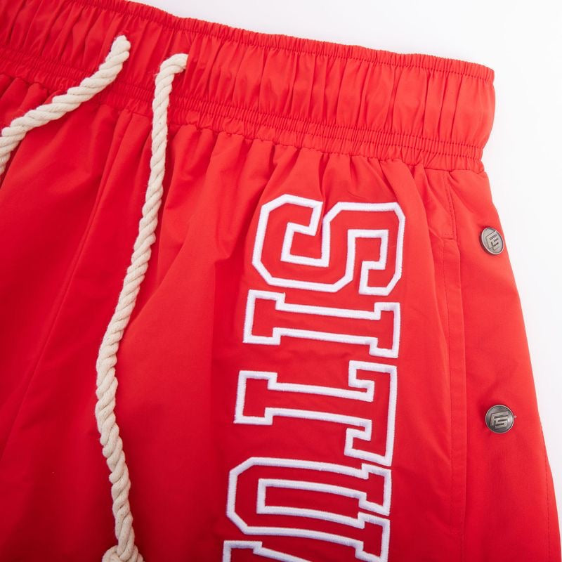 Forever Situated | Nylon Shorts - Red