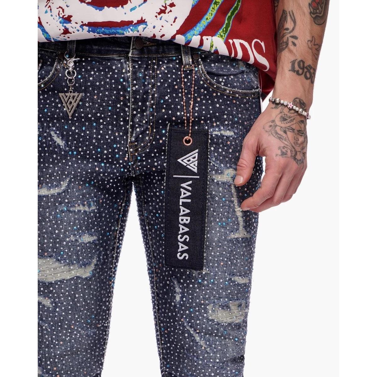Valabasas | Stagger Skinny - Dark Blue Wash