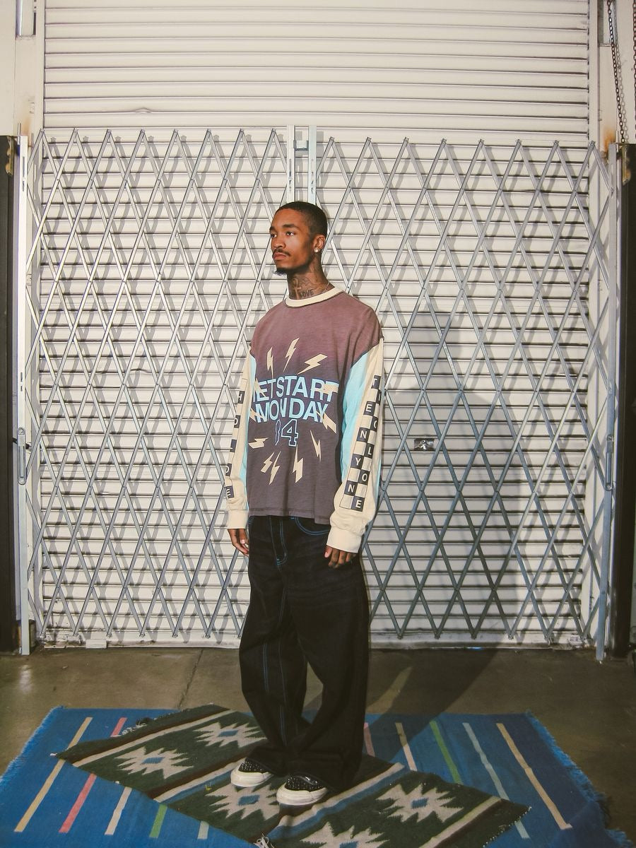 Diet Starts Monday | Bolt Panel Long Sleeve Tee
