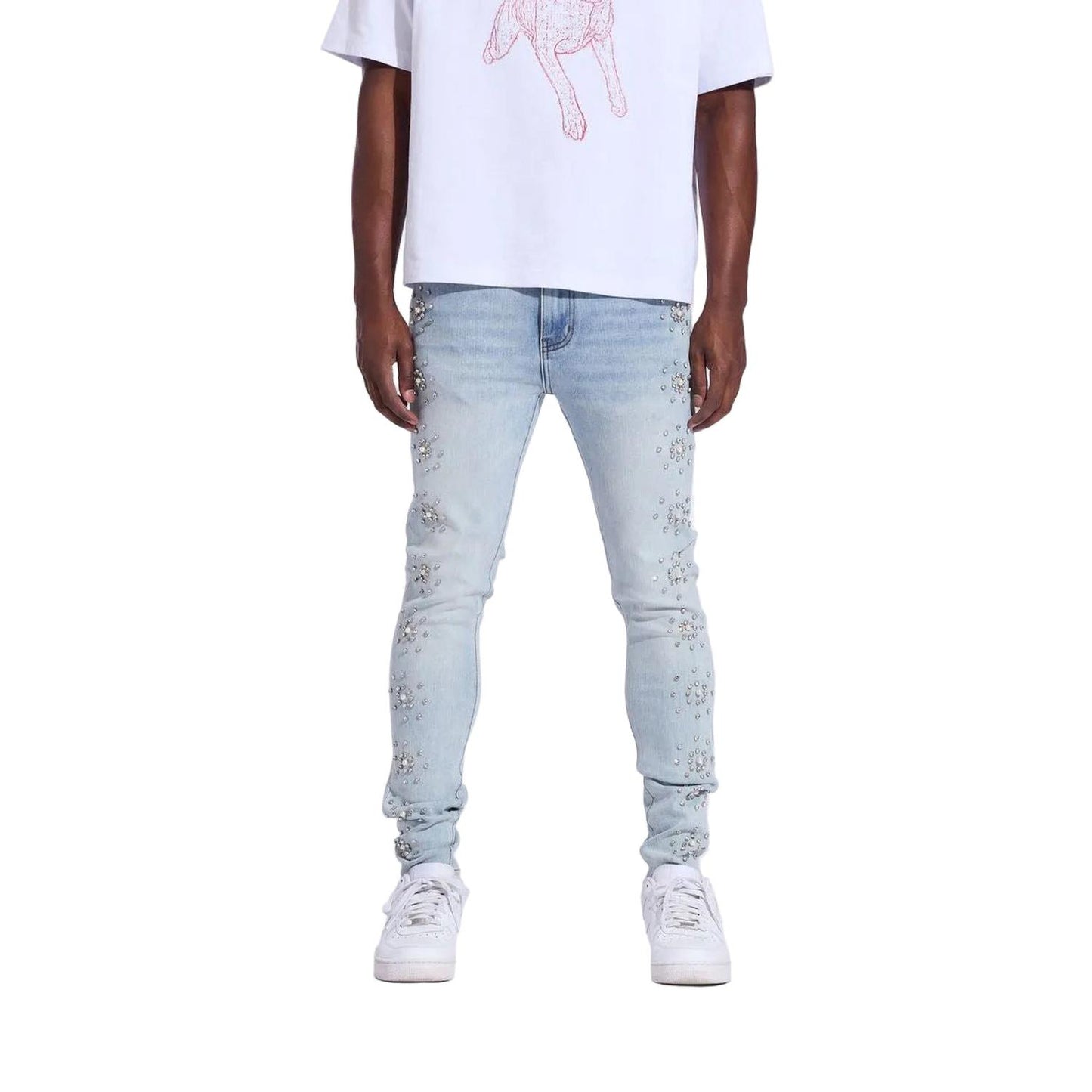 Crysp Denim | Pearl Skinny - Light Blue