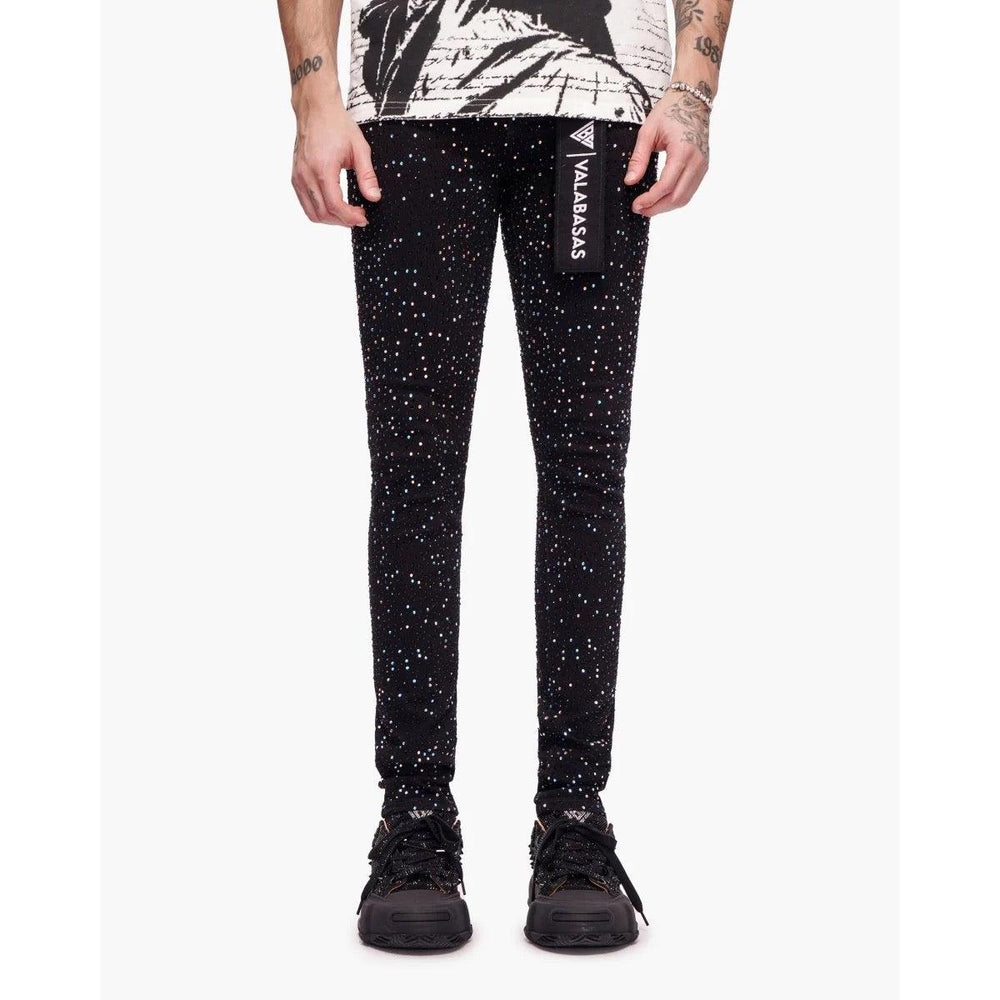 Valabasas | Stagger Skinny Jeans - Black