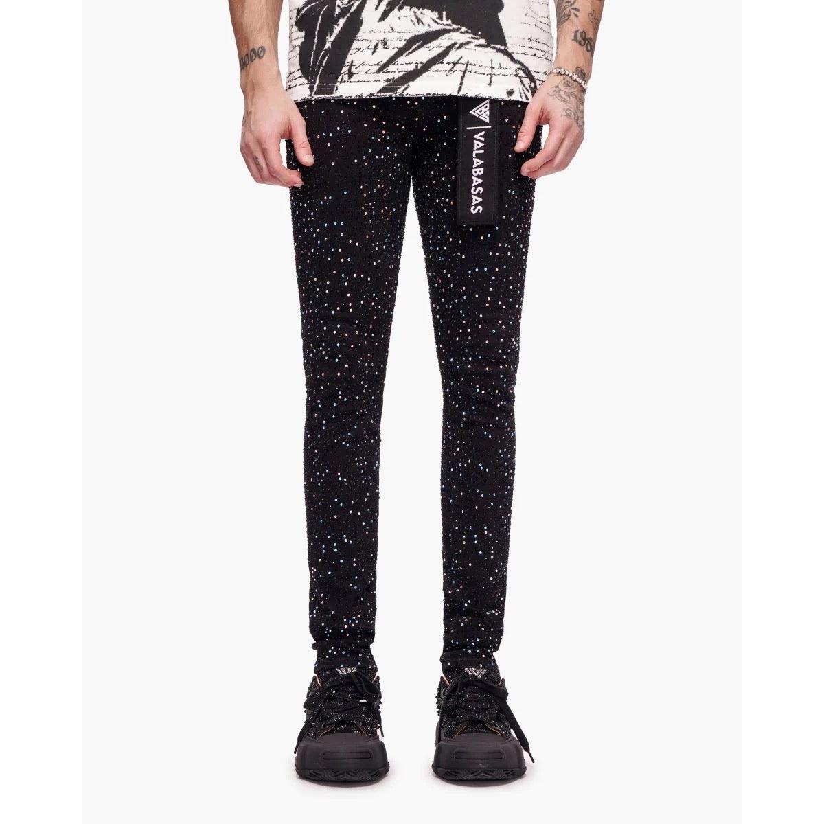 Valabasas | Stagger Skinny Jeans - Black