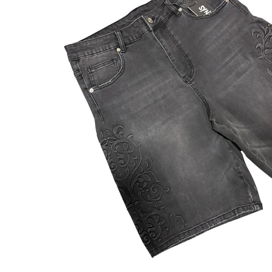 The Syndicate | Legacy Jorts - Black Wash
