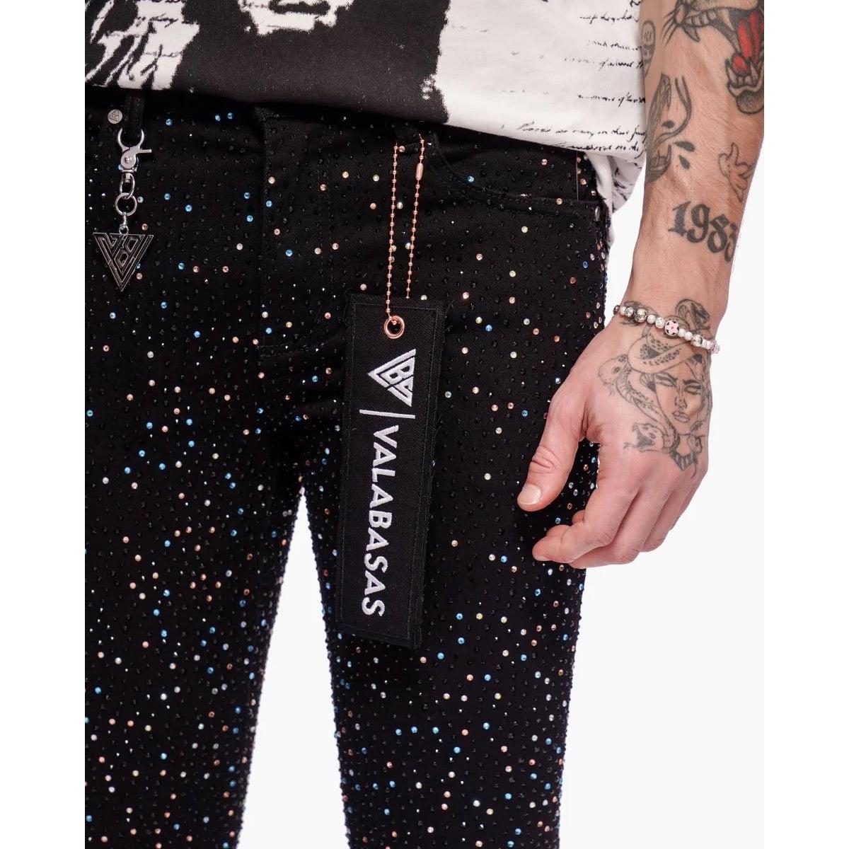 Valabasas | Stagger Skinny Jeans - Black