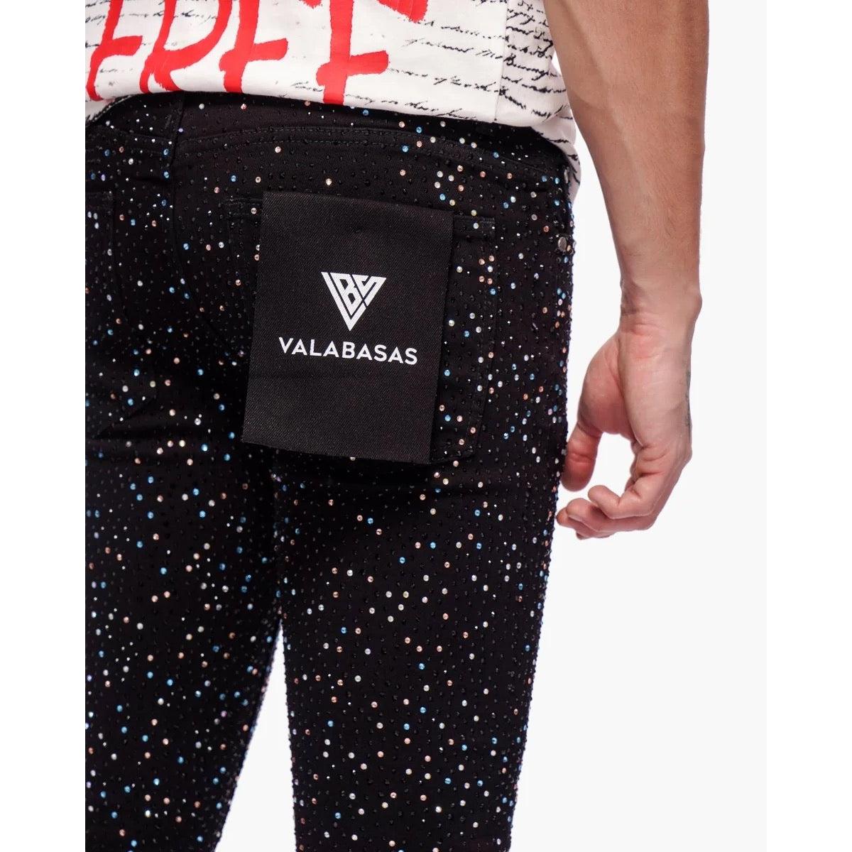 Valabasas | Stagger Skinny Jeans - Black