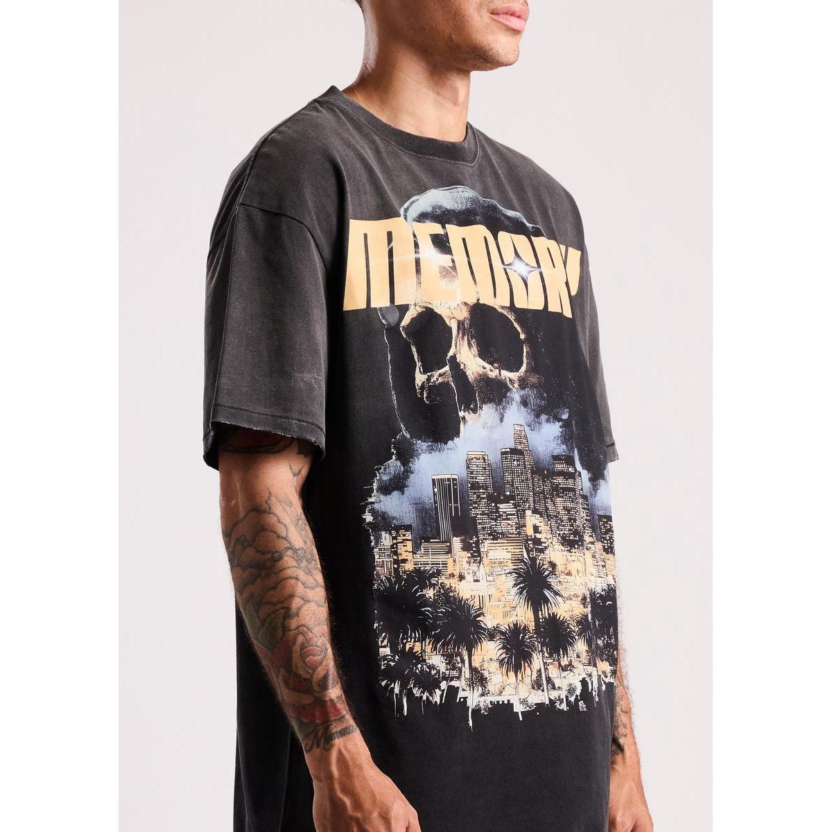 Memory Lane | Downtown Reaper Tee - Vintage Black