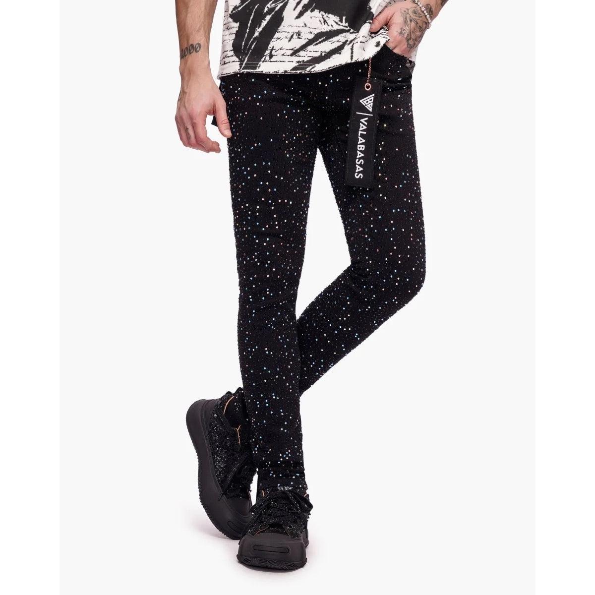 Valabasas | Stagger Skinny Jeans - Black