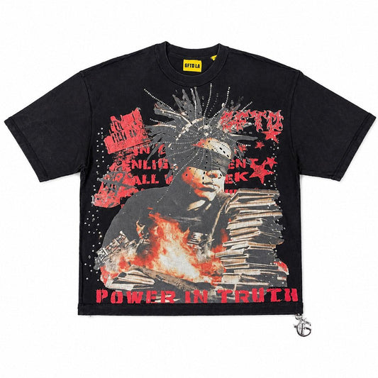 GFTD | Power In Truth Tee - Black/Red