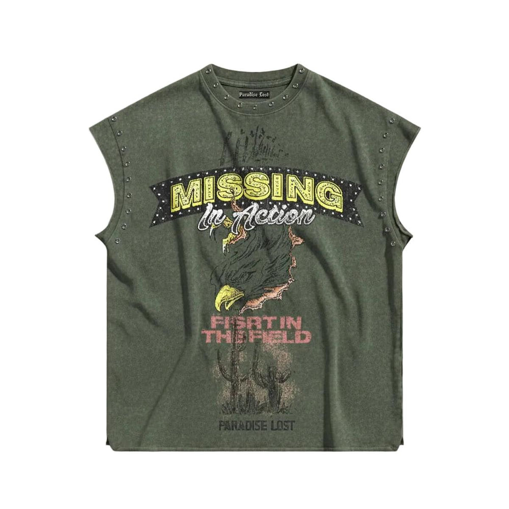 Paradise Lost | Destruction Theory Cut Off Tee - Olive