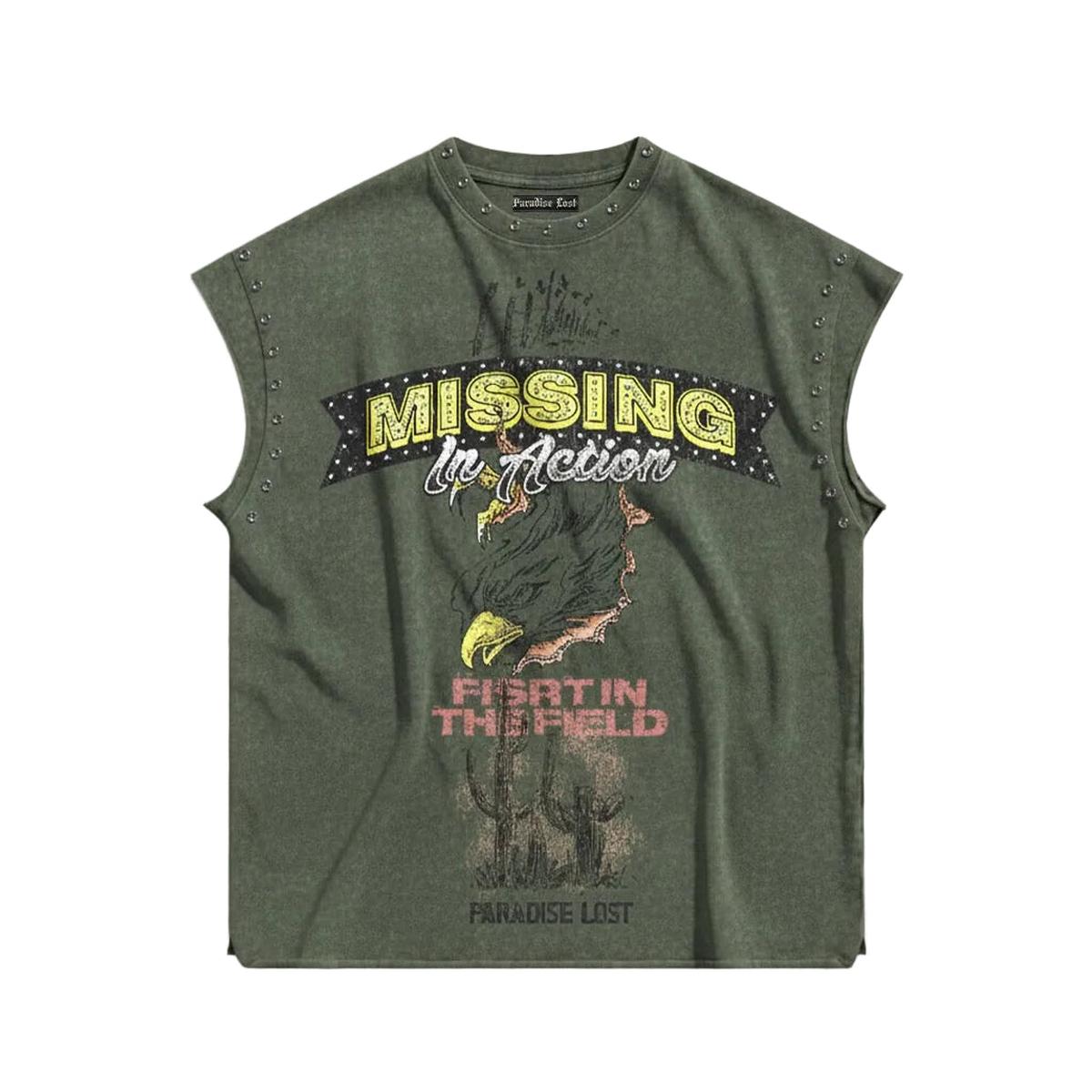 Paradise Lost | Destruction Theory Cut Off Tee - Olive