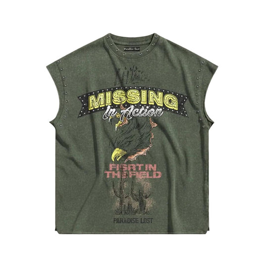 Paradise Lost | Destruction Theory Cut Off Tee - Olive