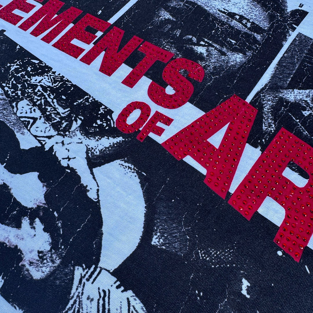 Elements of Art | Collage Tee - White/Red