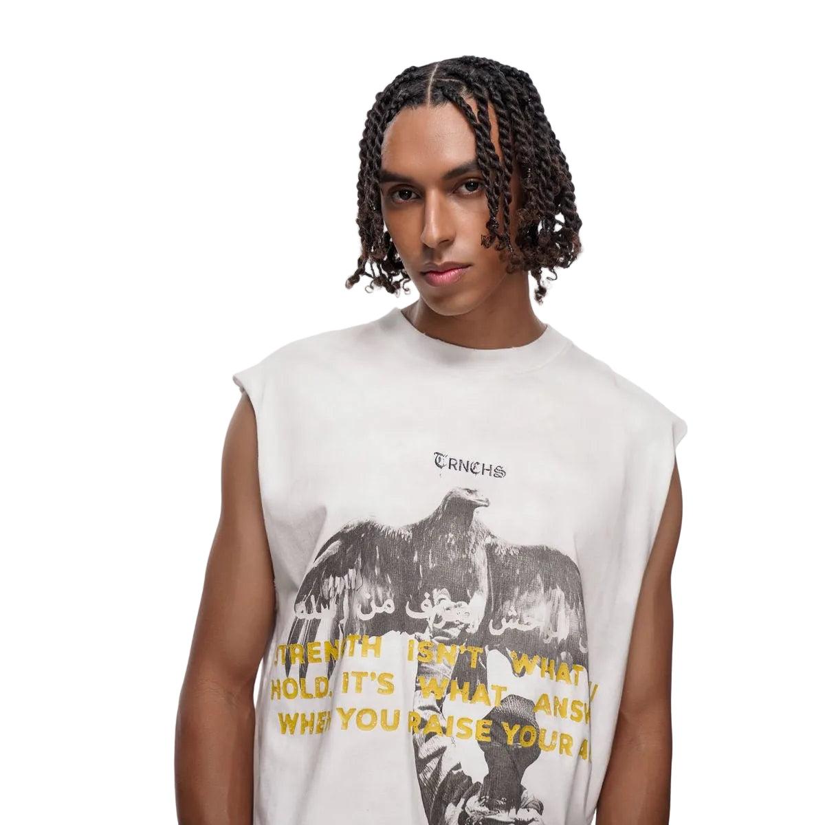 Trnchs | Silent Eagle Cut Off Tee