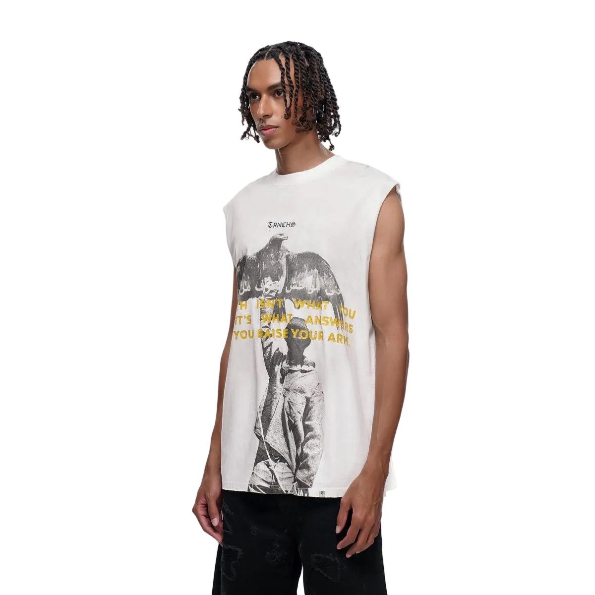 Trnchs | Silent Eagle Cut Off Tee