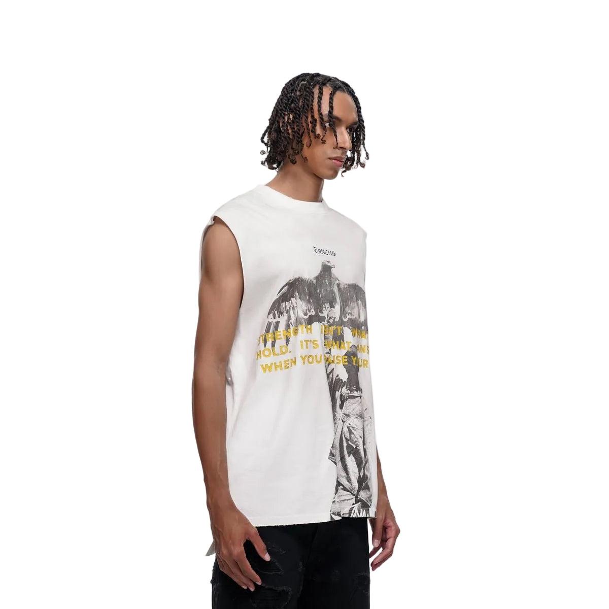 Trnchs | Silent Eagle Cut Off Tee