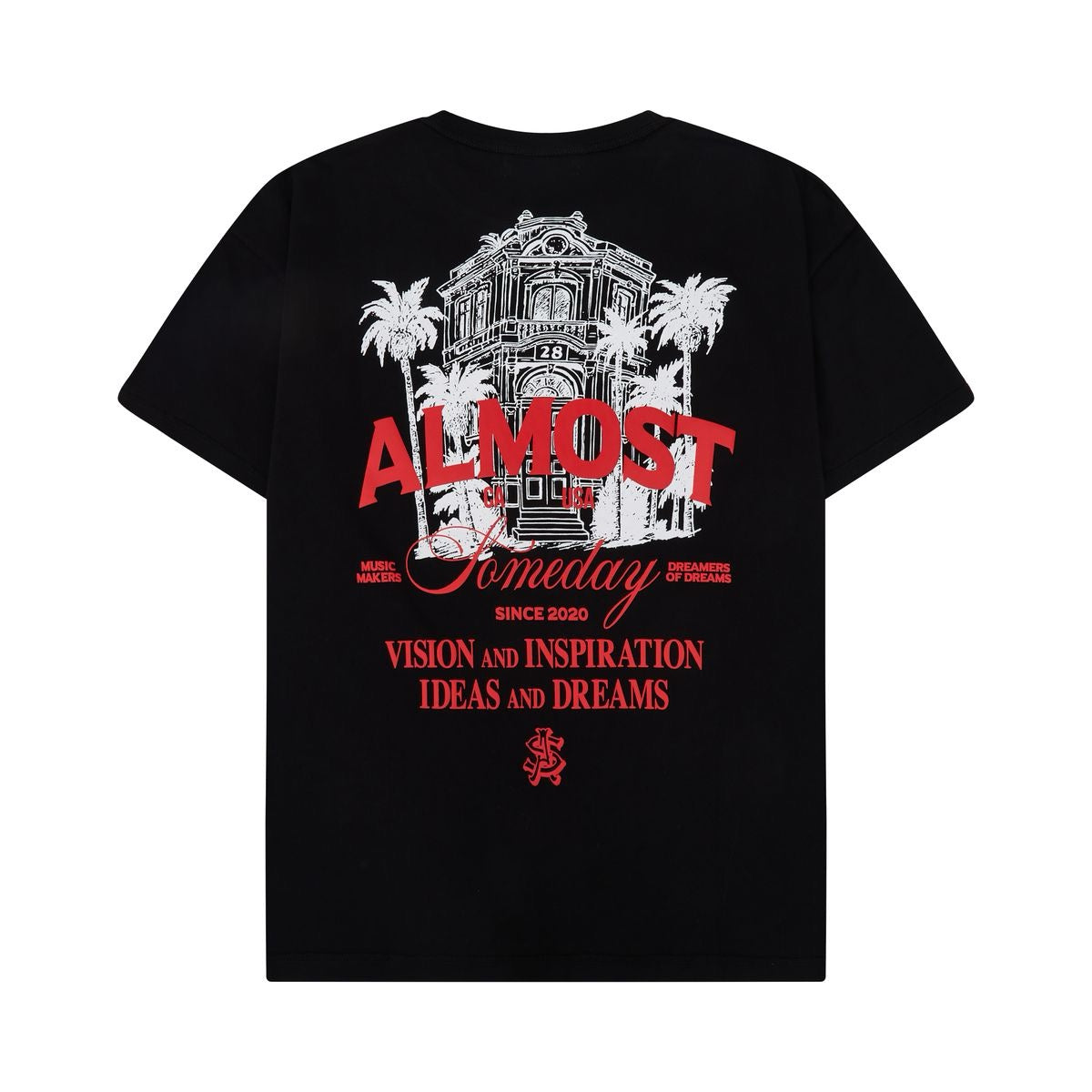Almost Someday | Beverly Tee - Black