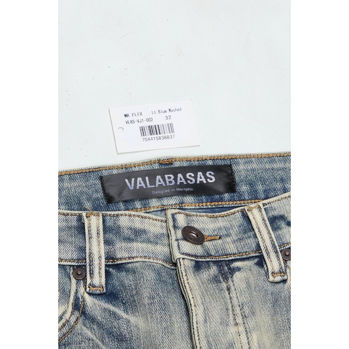 Valabasas | Mr. Flex Skinny Jeans - Light Blue Wash