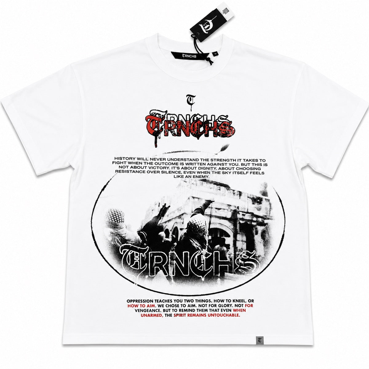 Trnchs | Oppression Tee - White