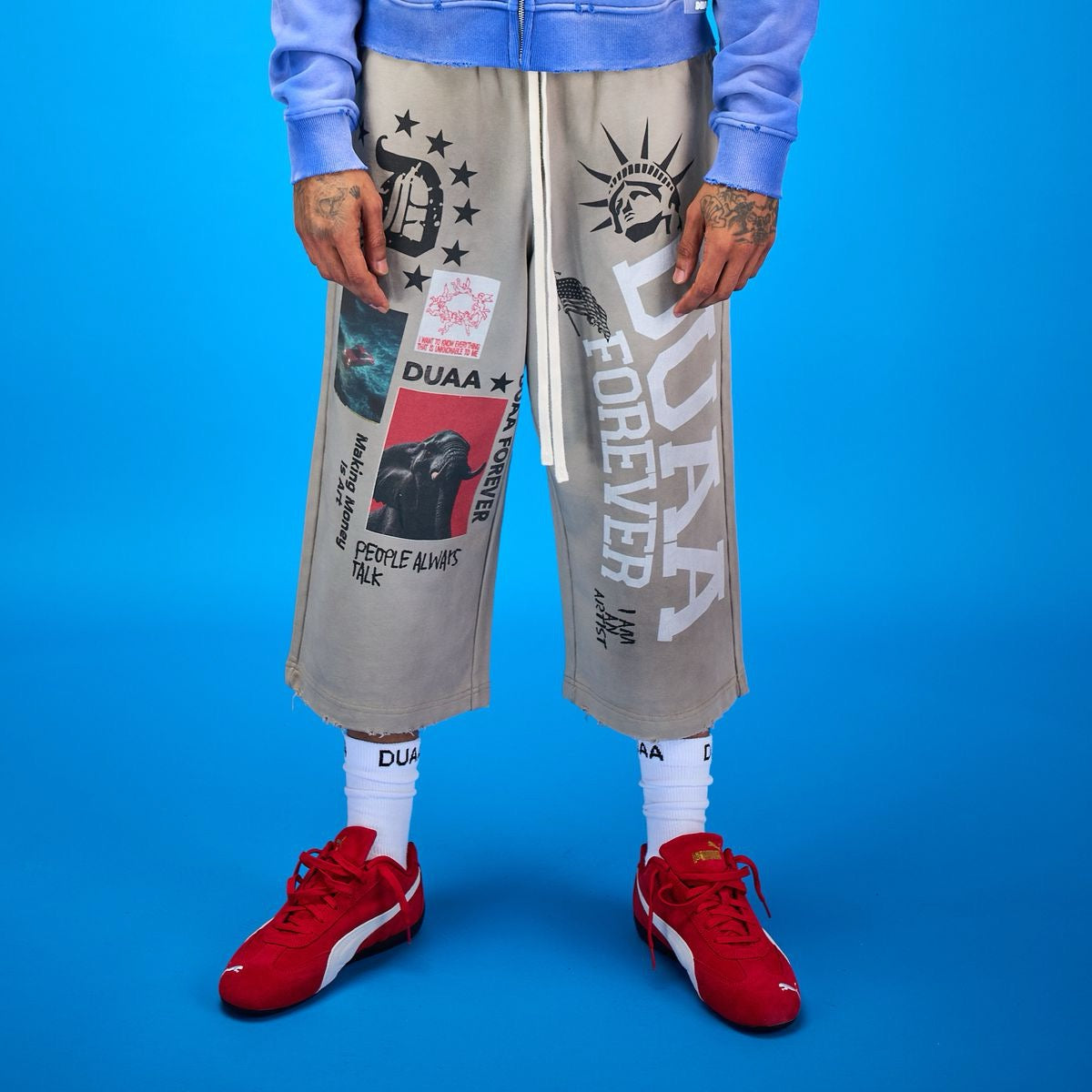 Duaa | Dune Capri Shorts
