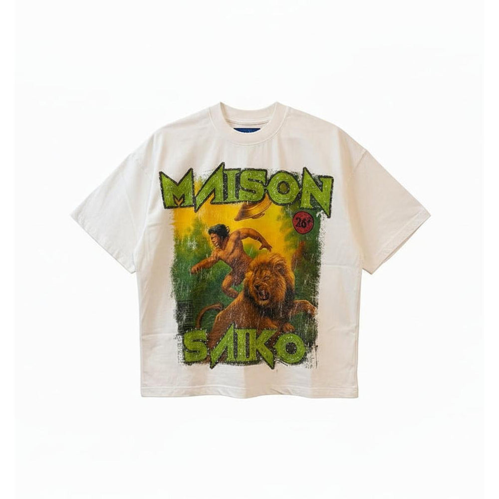 Maison Saiko | Comic Book 15 Tee - White