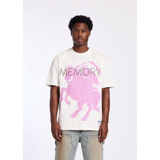 Memory Lane | Studded Tee - White