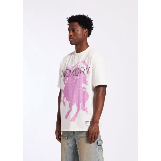 Memory Lane | Studded Tee - White