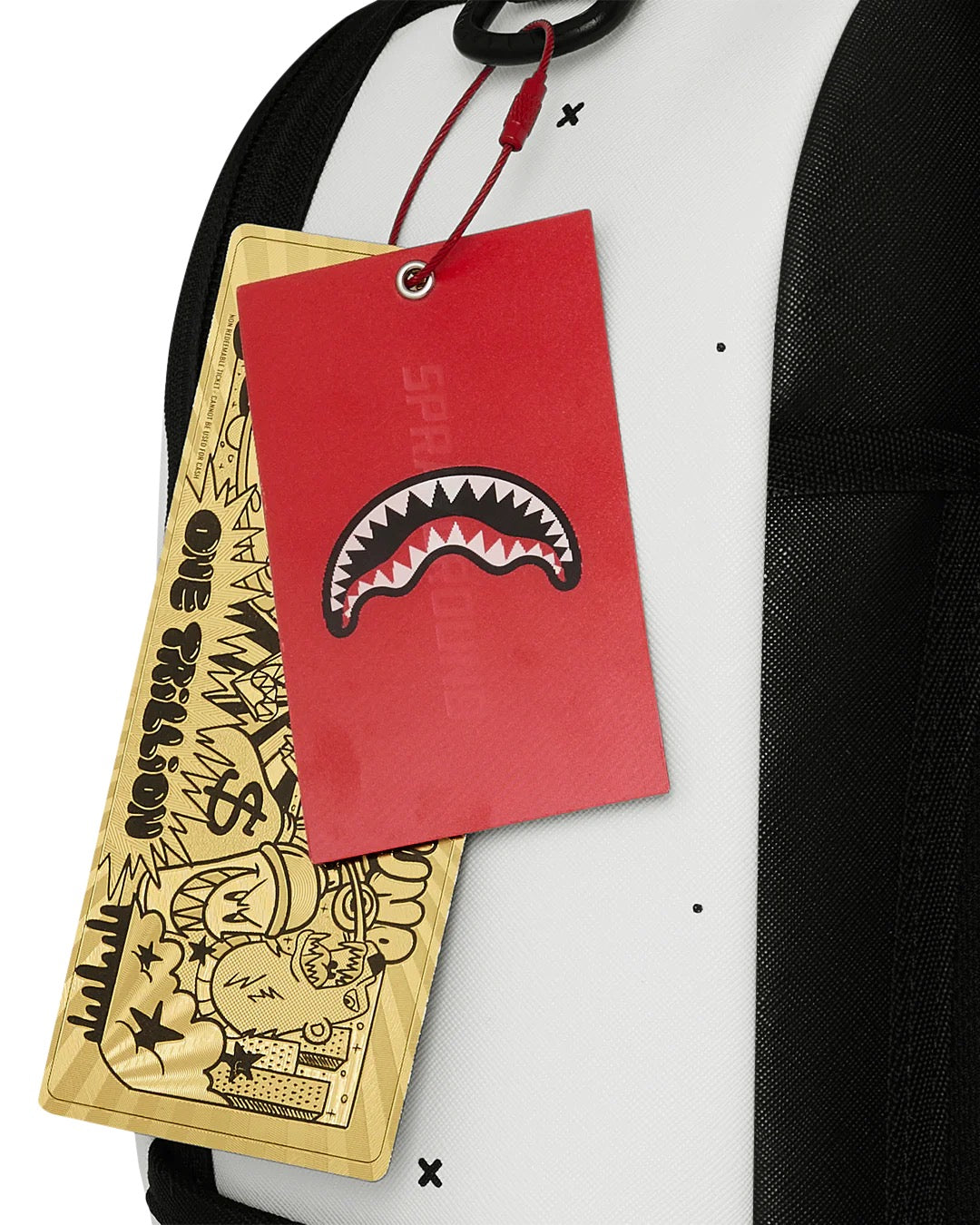 Sprayground Shark Central Liquid Chrome Backpack