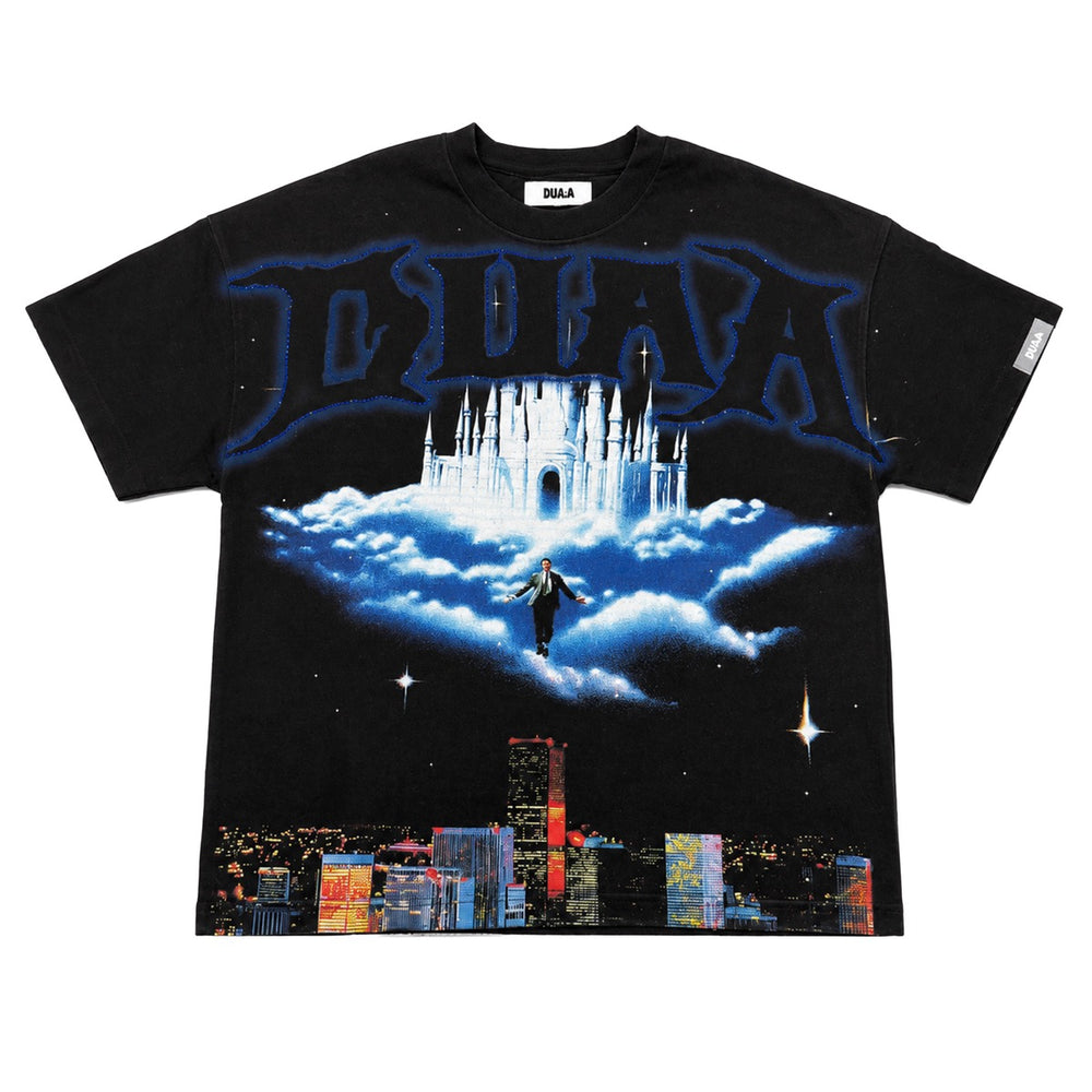Duaa | Cascade Tee - Black