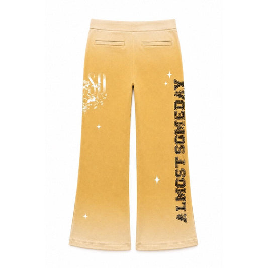 Almost Someday | League Flare Sweatpants - Yellow