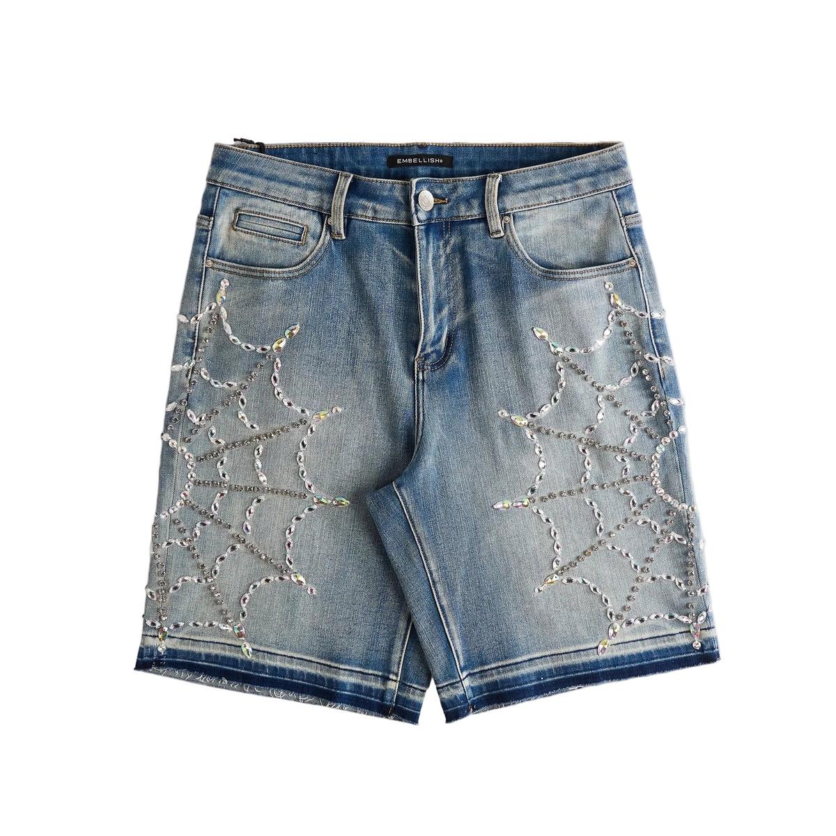 Embellish | CRYSTAL WEB JORTS