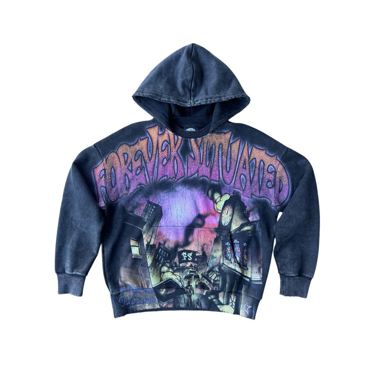 Forever Situated Reality Crashes Crew Hoodie — 6 Rings Boutique