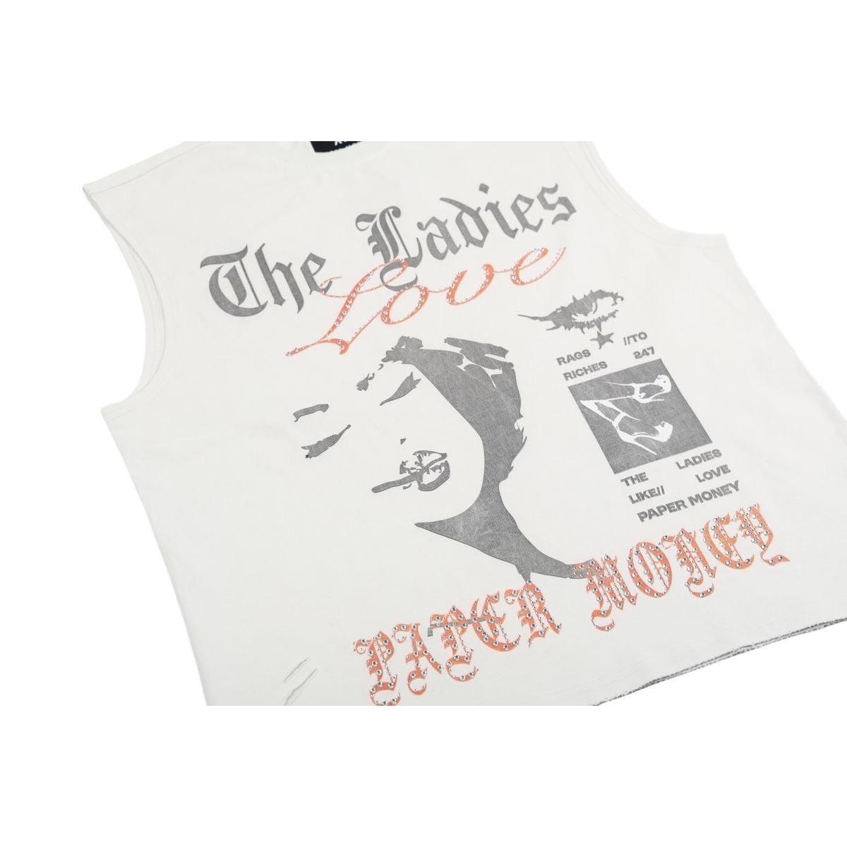 Paper Money | Ladies Cut Off Tee
