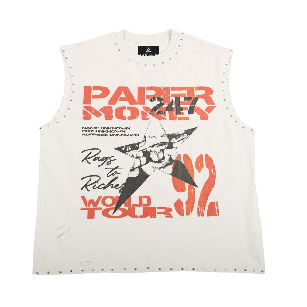 Paper Money | World Tour Cut Off Tee