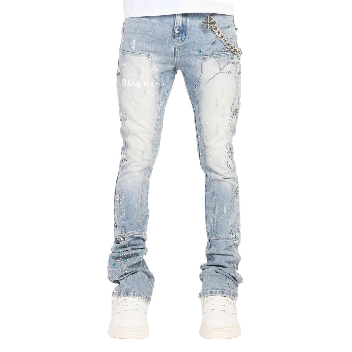 Guapi | Aqua Blue Spider Denim