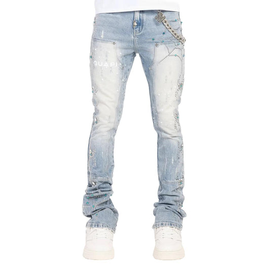 Guapi | Aqua Blue Spider Denim