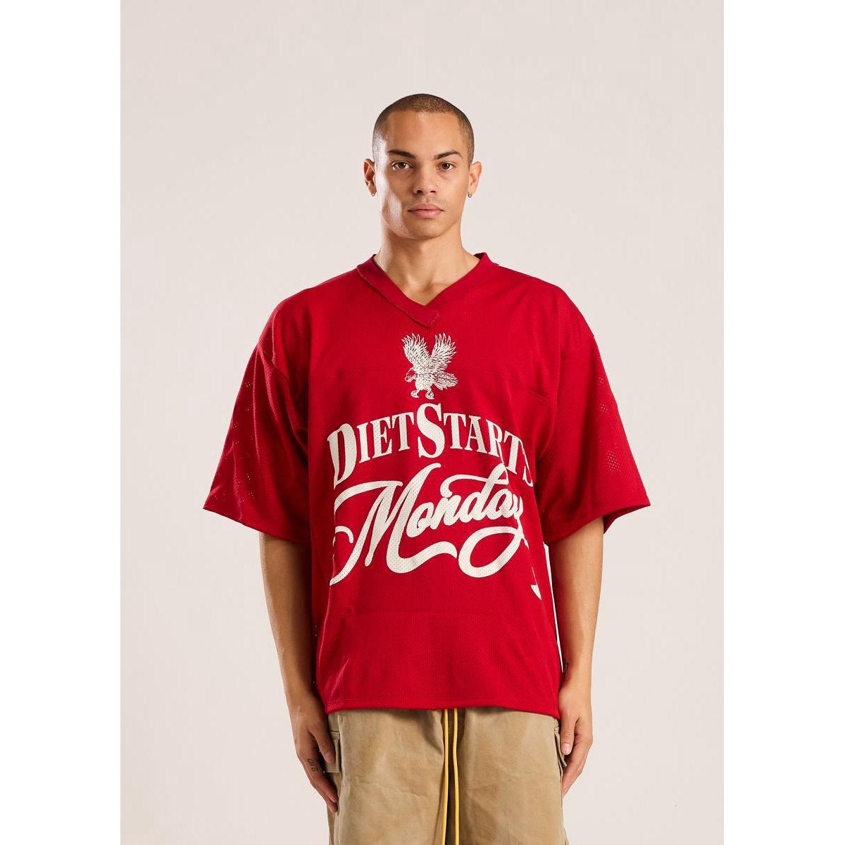 Diet Starts Monday | State Champs Jersey Tee - Red