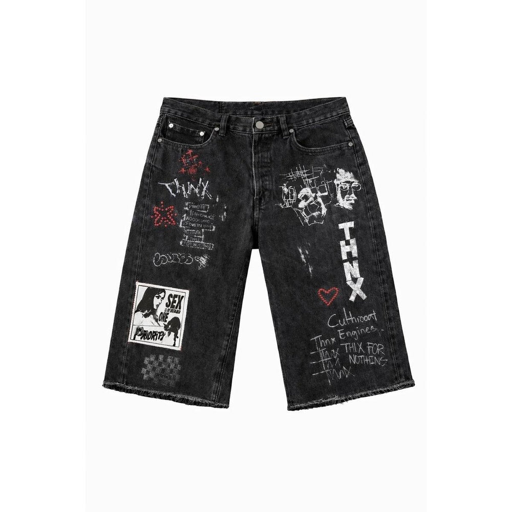 Thnx For Nothing | Loves Jorts - Black