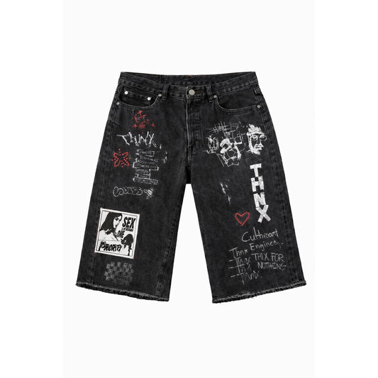 Thnx For Nothing | Loves Jorts - Black