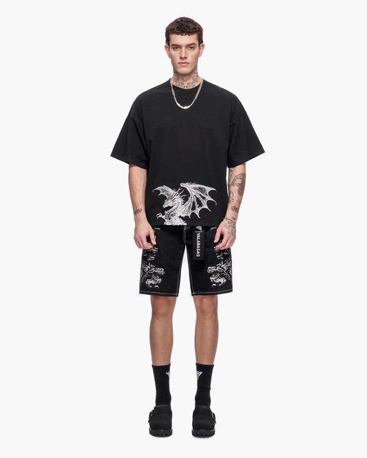 Valabasas | Tsuki Denim Jorts - Jet Black