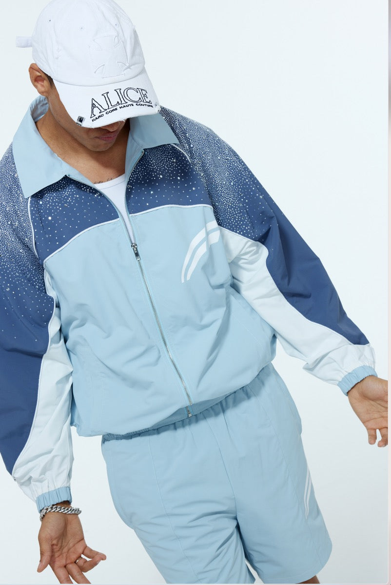 Rvs Labs | Astral Zip Up Jacket- Baby Blue