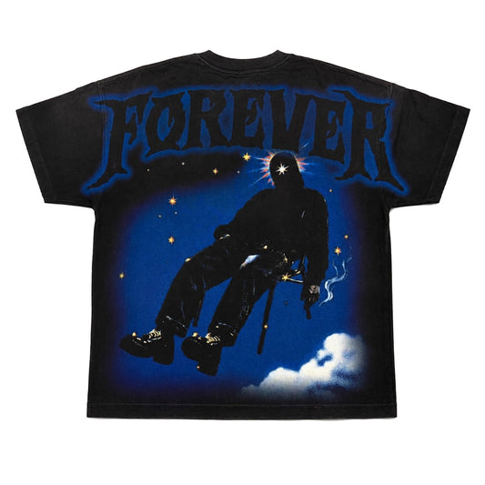 Duaa | Cascade Tee - Black