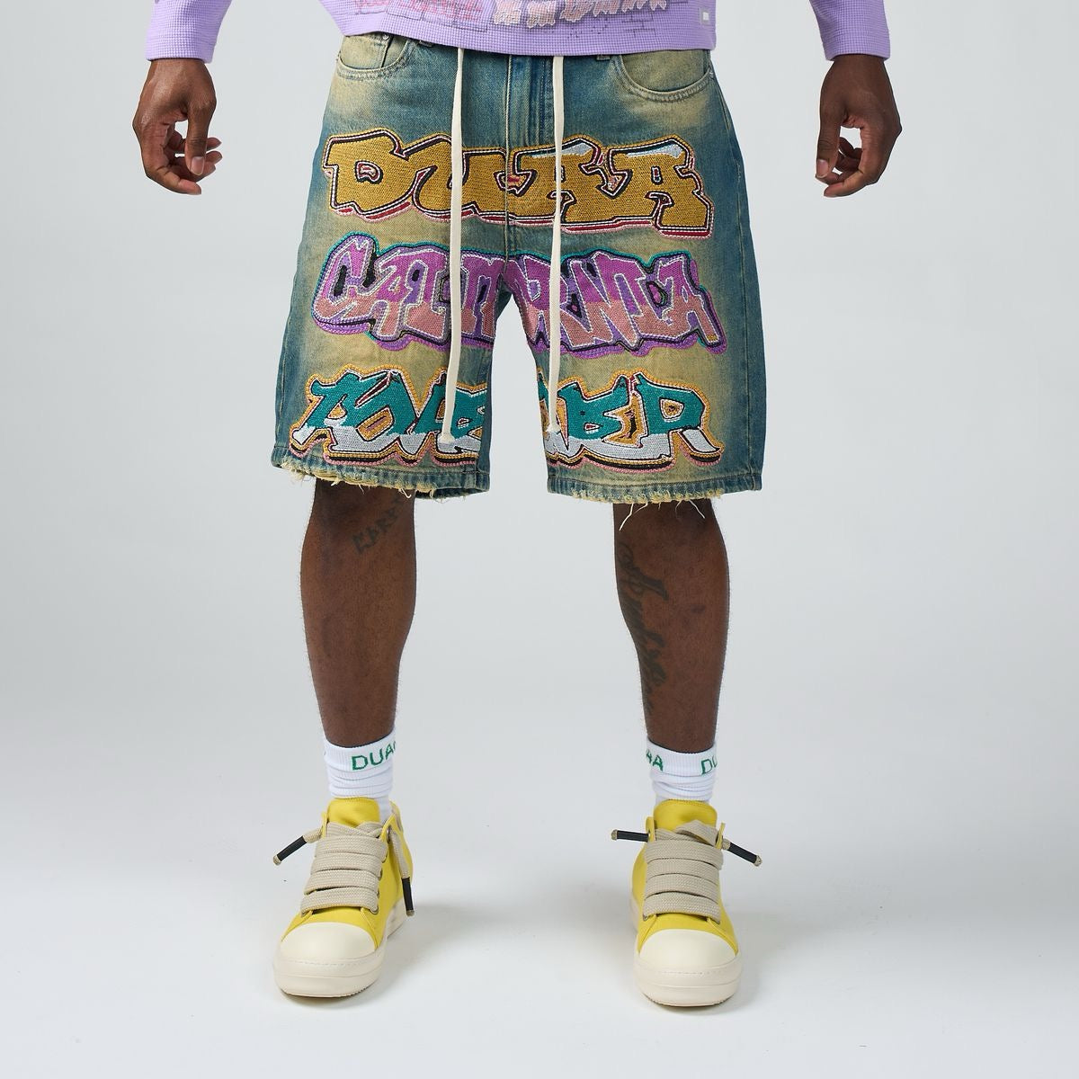 Duaa | Wall Blue Shorts