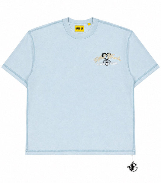 GFTD | Heart Tee - Baby Blue