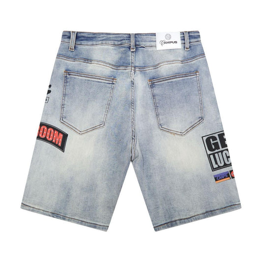 Campus | Vice Denim Jorts - Light Blue