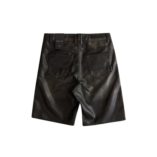 Embellish | Midnight Leather Jorts - Black