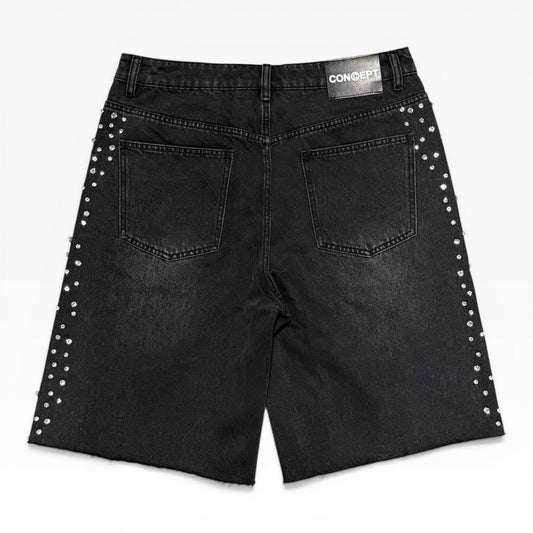 Concept LA | Chandler Jorts - Black Wash