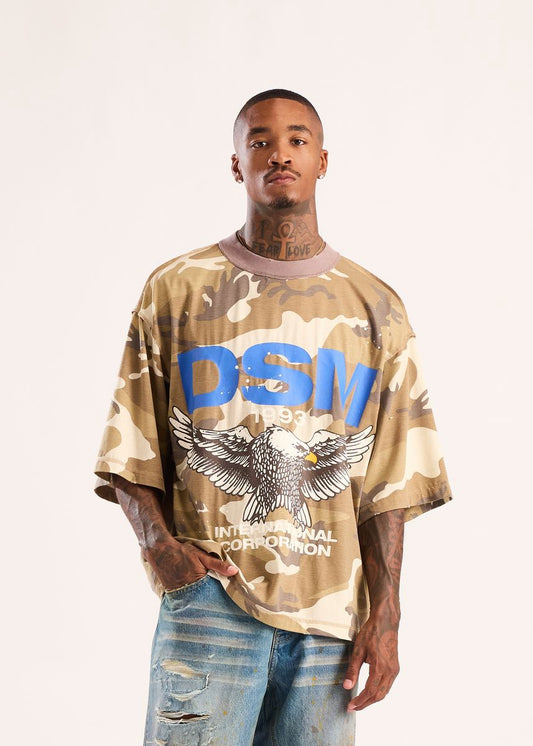 Diet Starts Monday | DSM Eagle Tee - Desert Camo
