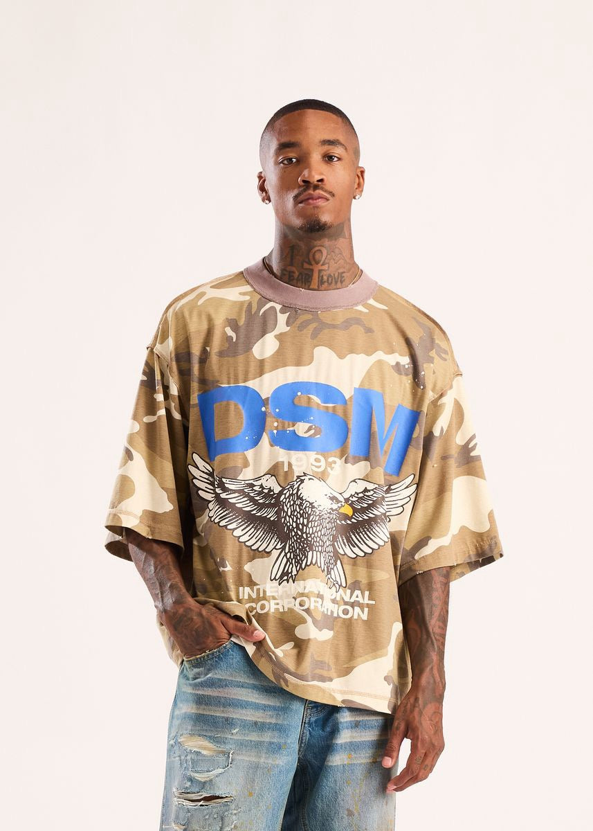 Diet Starts Monday | DSM Eagle Tee - Desert Camo