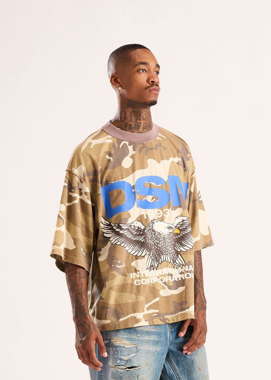 Diet Starts Monday | DSM Eagle Tee - Desert Camo