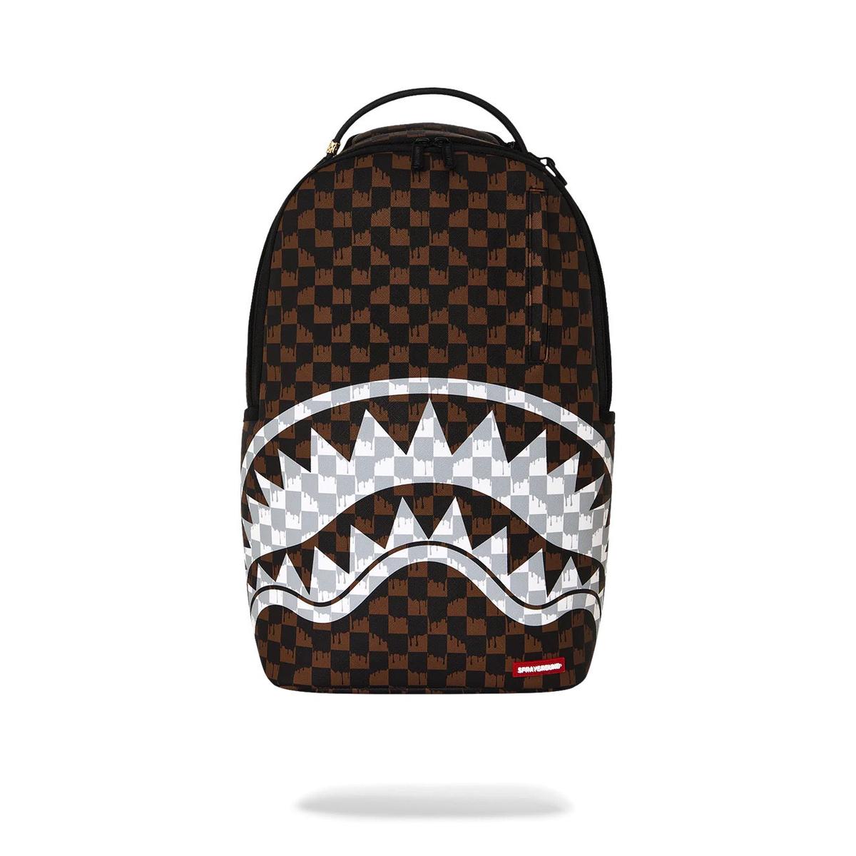 Sprayground Drip Check Shark Backpack